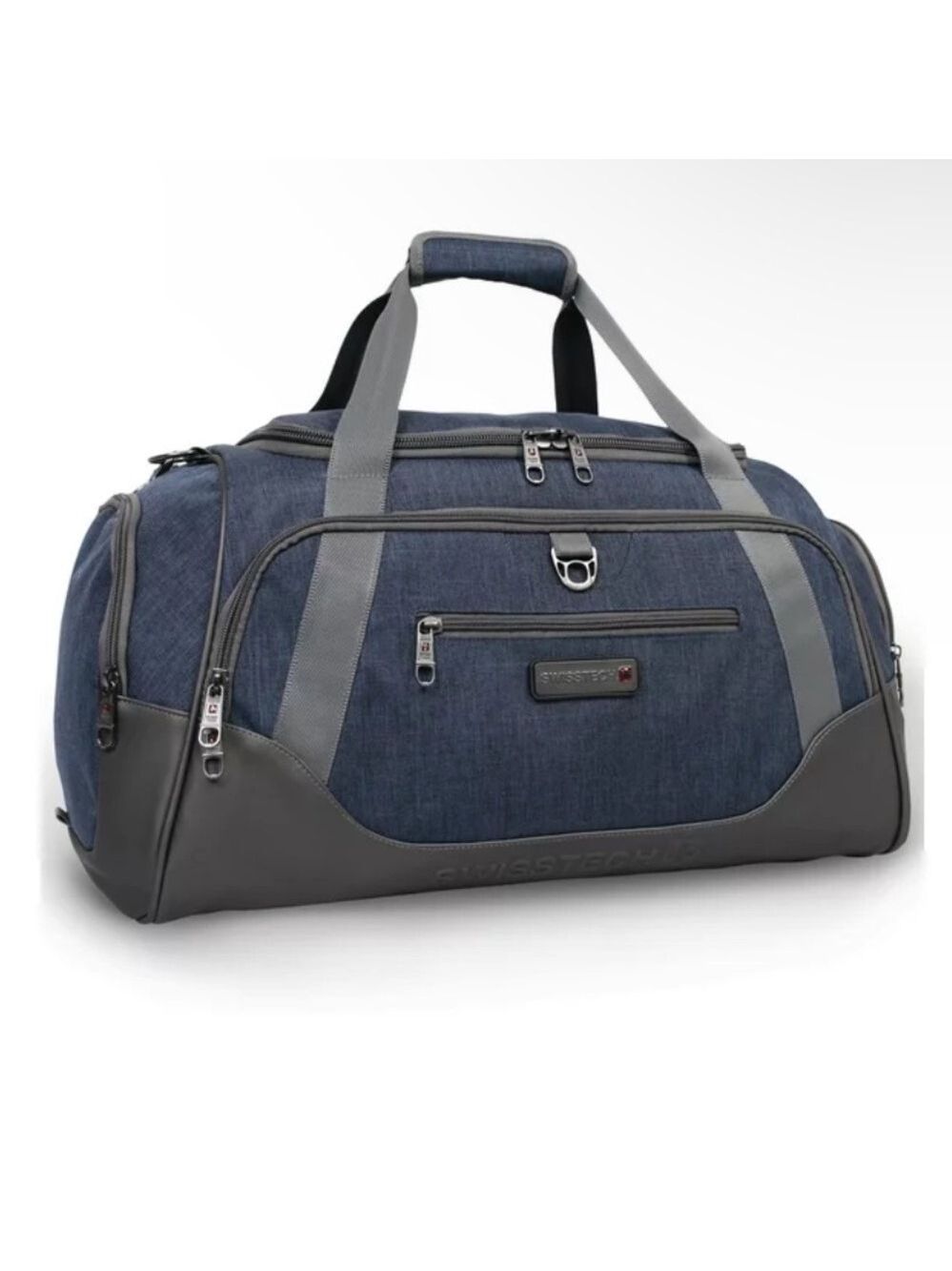 SWISS-TECH EXCURSION BLUE 24" TRAVEL 1 DUFFLE 10.5” x 24” x 12” - Picture 5 of 8